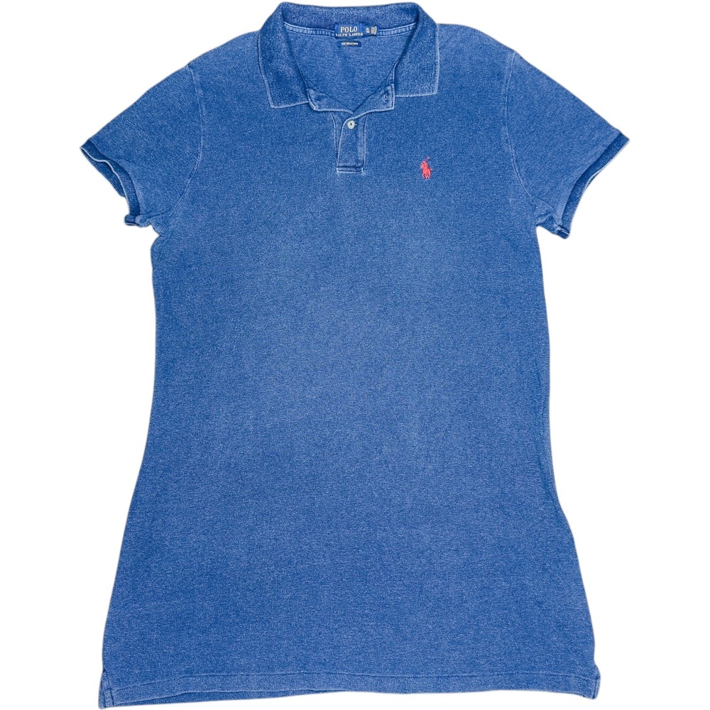 Polo by Ralph Lauren Blue Polo Mini Dress with Red Logo